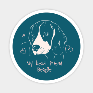 Funny gifts for dog beagle lovers Magnet
